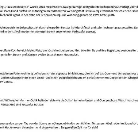 Haus Meeresbrise - Westerstr 26a, App 4